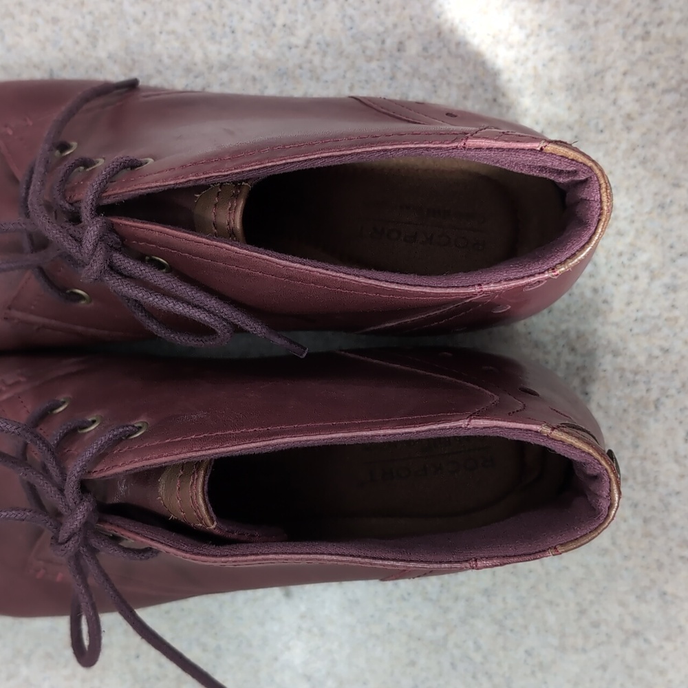 Rockport Burgundy Ankle Boots - Picture 10 of 11